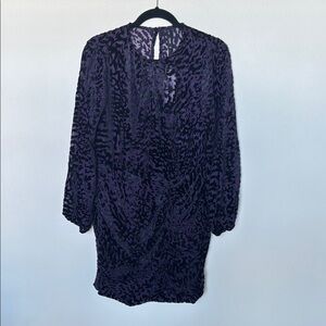 MANGO- women’s purple dress, size L, NWT